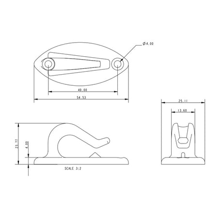 Allen Brothers 10MM Acetal Snatch Lead Hook