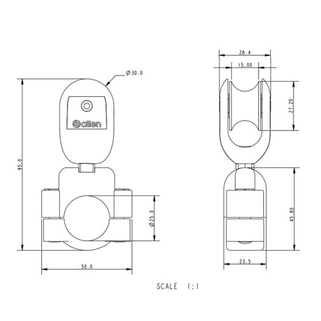 Allen Brothers Stanchion Lead Block