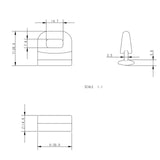 Allen Brothers 13.8MM X 30MM Nylon Track Slide
