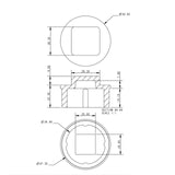 Allen Brothers Nylon Mast Heal