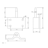 Allen Brothers 8MM Alloy Transom Pintle