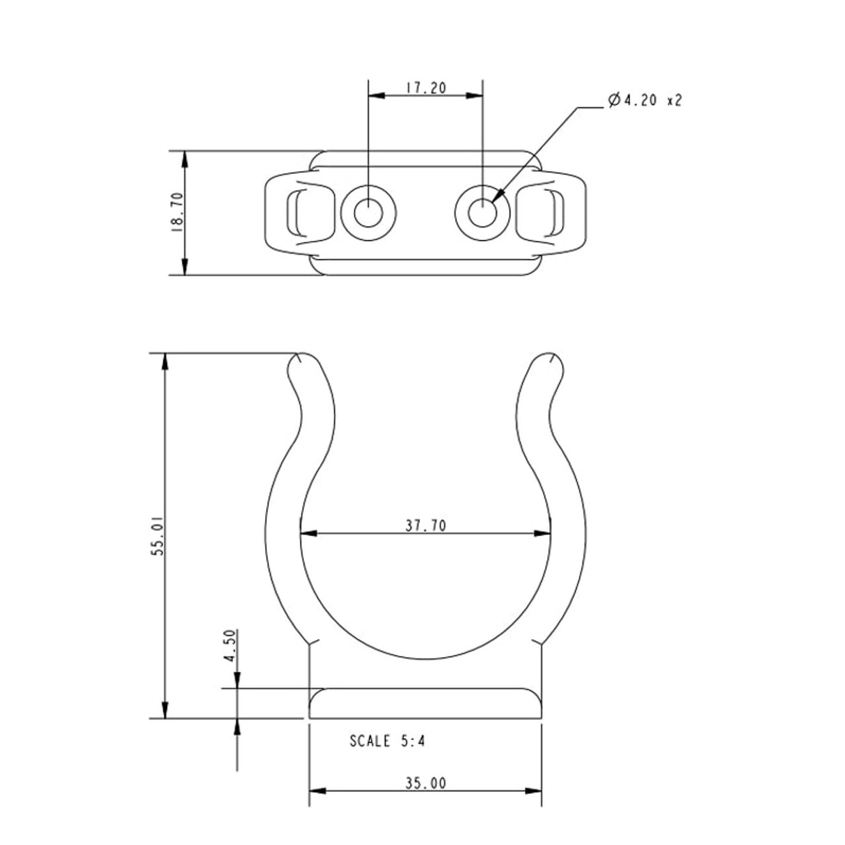 Allen Brothers 38MM Nylon Tube Clip