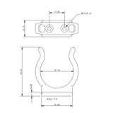 Allen Brothers 38MM Nylon Tube Clip