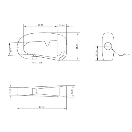 Allen Brothers 62MM Nylon Spring Hook