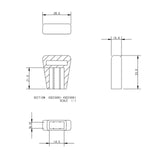 Allen Brothers 14MM Batten End Cap