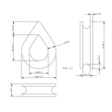 Allen Brothers Nylon Thimble For 3MM Rope