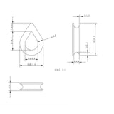 Allen Brothers Nylon Thimble For 4MM Rope