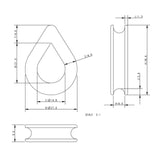 Allen Brothers Nylon Thimble For 6MM Rope
