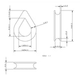 Allen Brothers Nylon Thimble For 10MM Rope