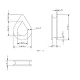 Allen Brothers Nylon Thimble For 18MM Rope