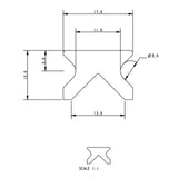 Allen Brothers Ulp Track Drilled X 3660MM
