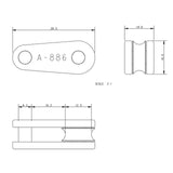 Allen Brothers 16MM Nylon Sail Snap Block