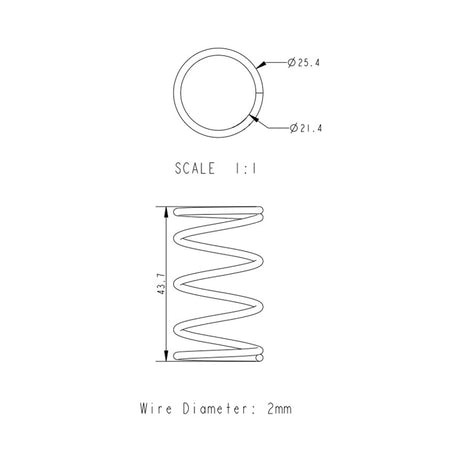 Allen Brothers Large Stainless Steel Spring - Heavy