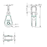 Allen Brothers 20MM Dynamic Single Swivel