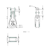 Allen Brothers 20MM Dynamic Single Swivel Fk