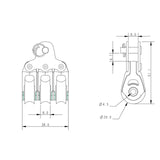 Allen Brothers 20MM Dynamic Triple Fork