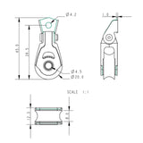 Allen Brothers 20MM Dynamic Single Cheek