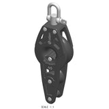 Allen Brothers 40mm Dynamic Fiddle Block/Becket with Swivel