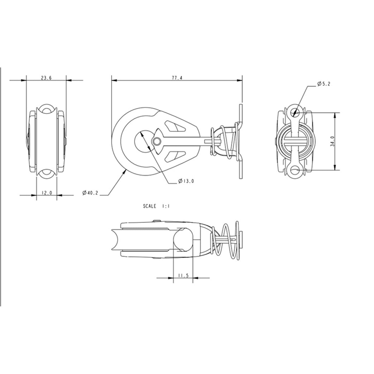 Allen Brothers 40MM Dynamic On Saddle