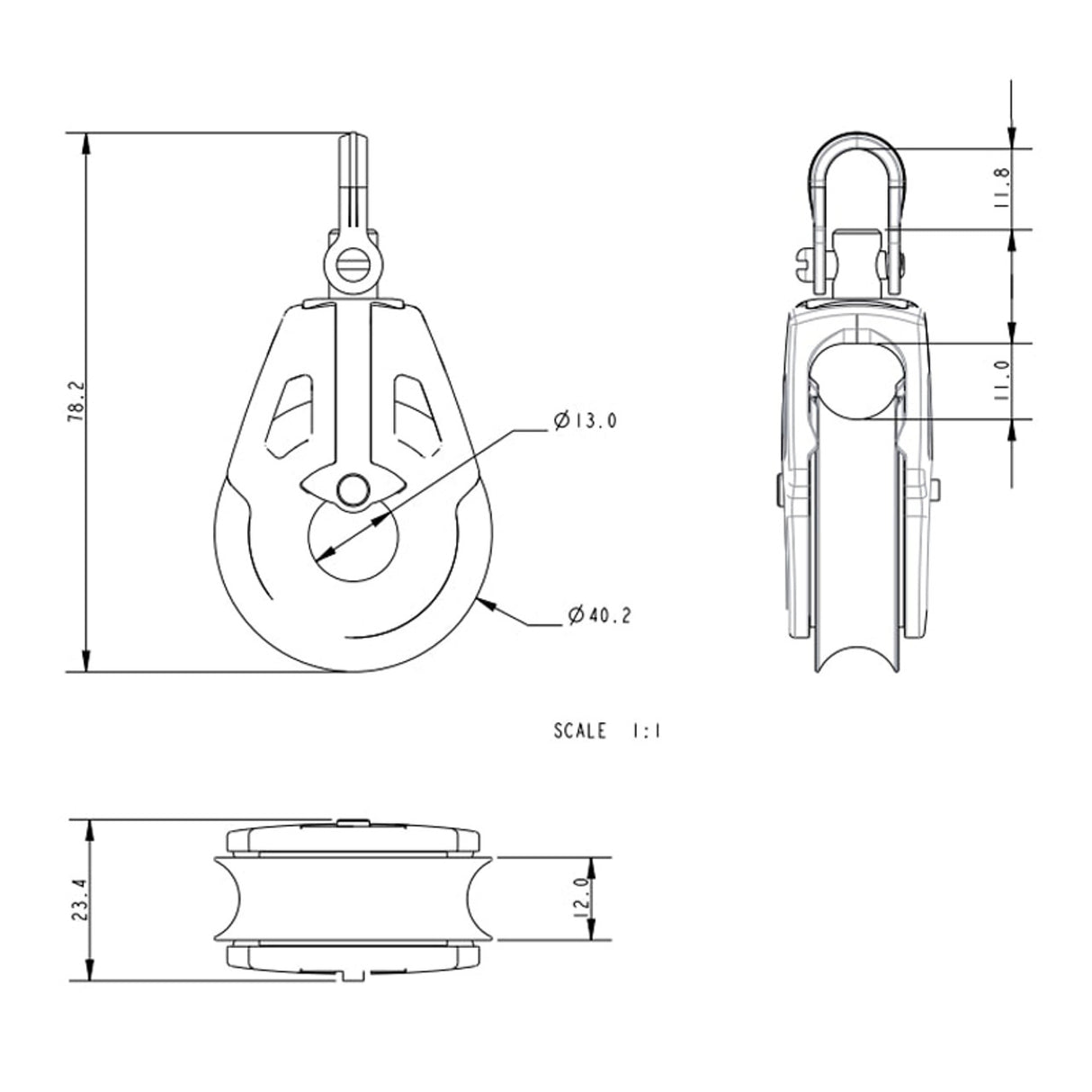Allen Brothers 40MM Dynamic Swivel