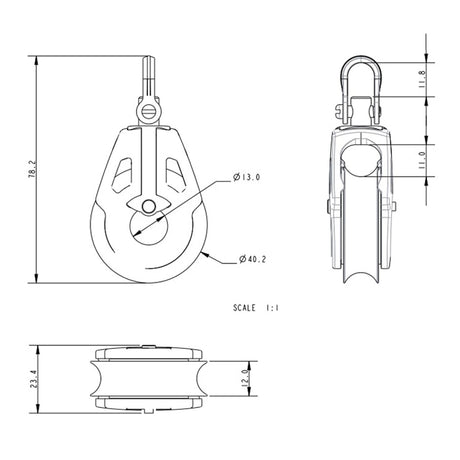 Allen Brothers 40MM Dynamic Swivel