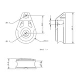 Allen Brothers 40MM Dynamic Single Cheek