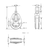 Allen Brothers 60MM Dynamic Single Swivel