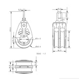 Allen Brothers 60MM Dynamic Double Swivel