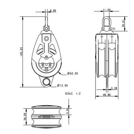 Allen Brothers 60MM Dynamic Double With Becket