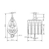 Allen Brothers 60MM Dynamic Quad With Becket