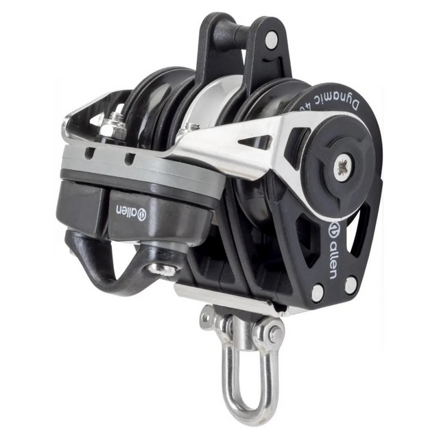 Allen Brothers 40 mm Triple With Becket, Ratchet & Adjustable Cam Cleat Block