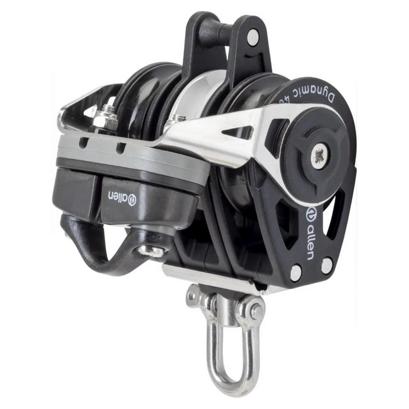 Allen Brothers 40 mm Triple With Becket, Ratchet & Adjustable Cam Cleat Block