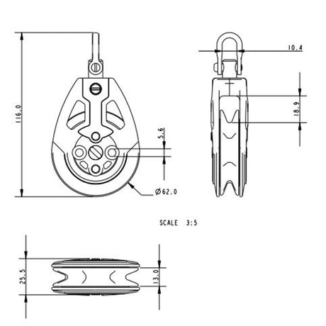 Allen Brothers D60 Switchable Ratchet