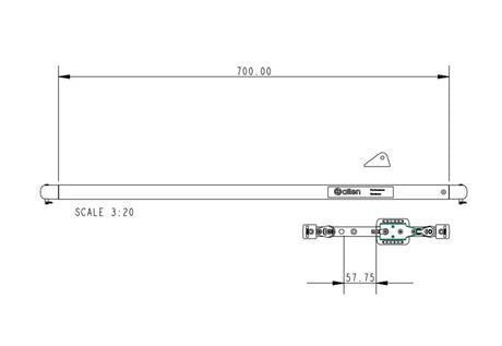 Allen Brothers Vertical Mast Strut
