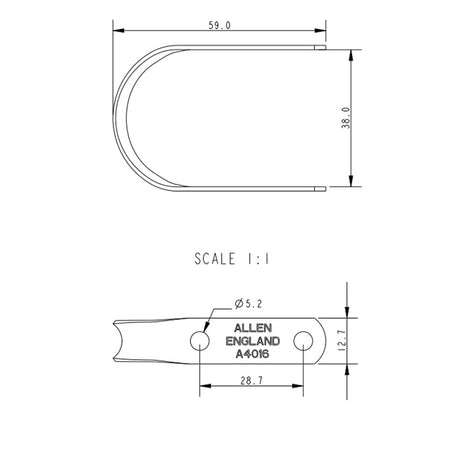 Allen Brothers 38MM Boom Strap