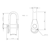 Allen Brothers 5MM X 26MM Clevis Rigging Link