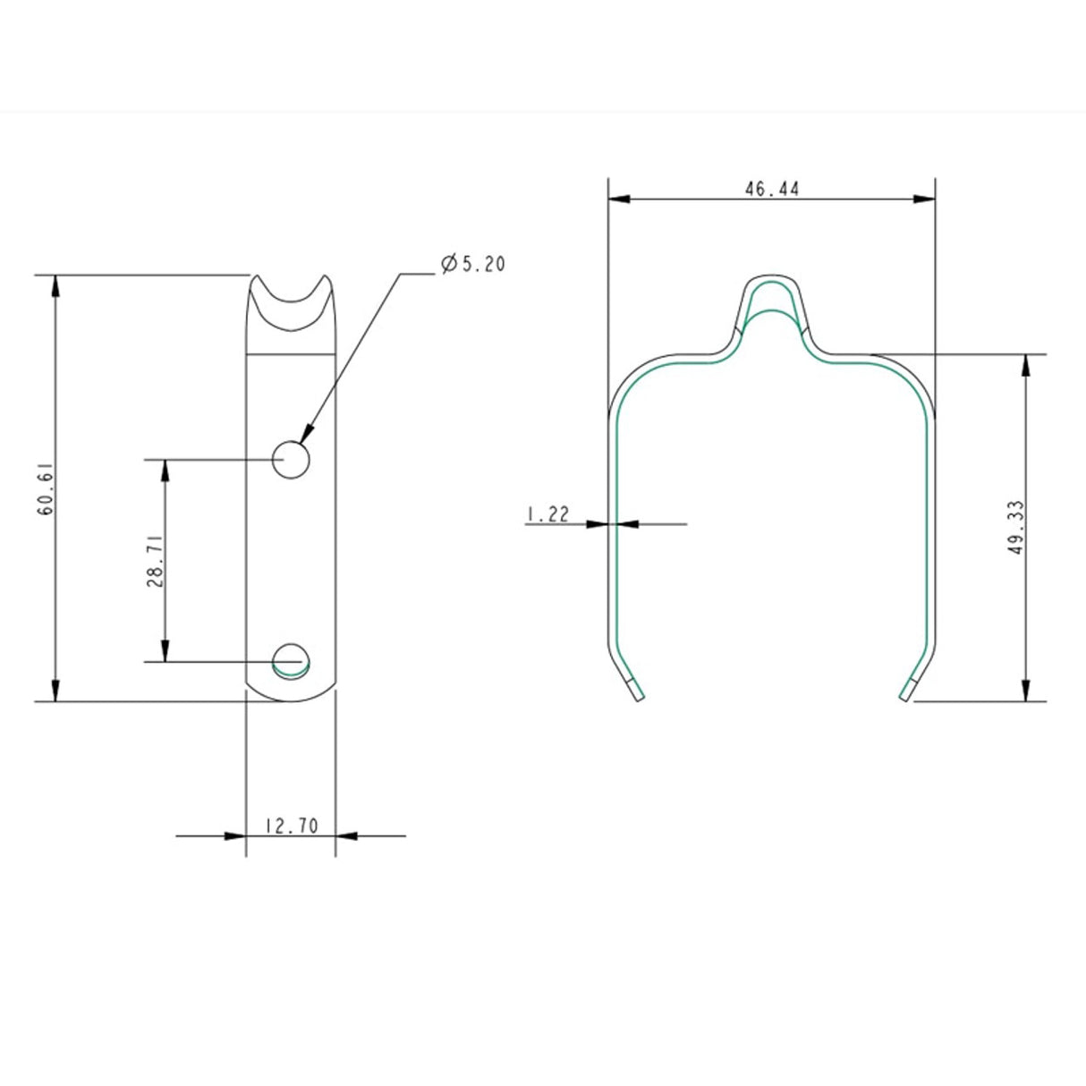 Allen Brothers 44MM X 44MM Gaff Band