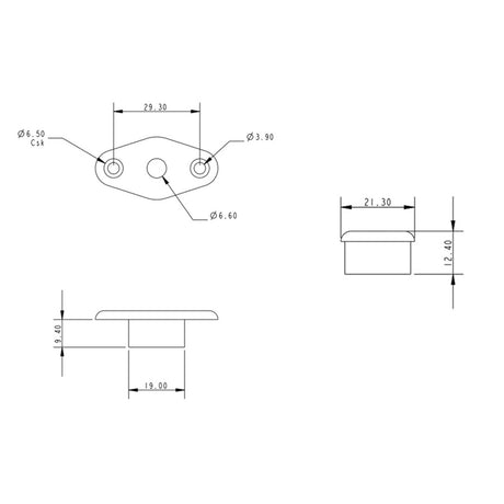 Allen Brothers 6MM X 19MM Deck Bush and Liner