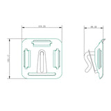 Allen Brothers Trapeze Harness Hook Buckle