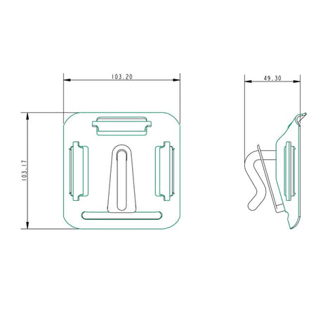 Allen Brothers Trapeze Harness Hook Buckle