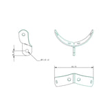 Allen Brothers 50-80MM Mast Tang