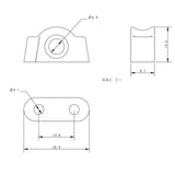 Allen Brothers 6MM Bullseye Fairlead and Liner