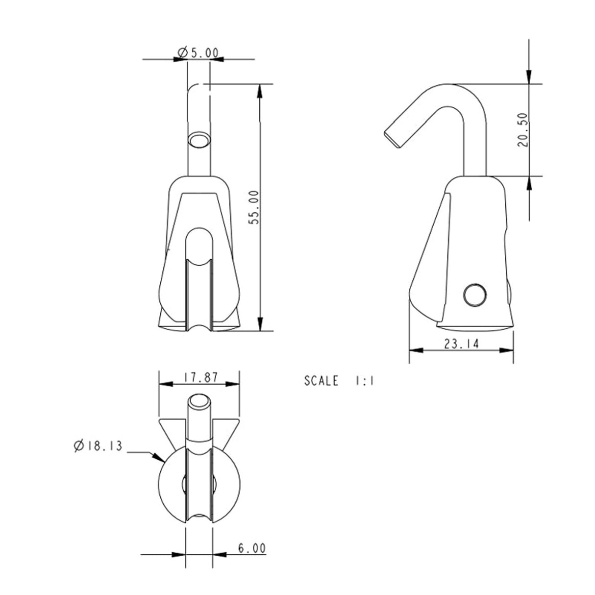 Allen Brothers 16MM Optimist Sprit Block