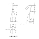Allen Brothers 16MM Optimist Sprit Block