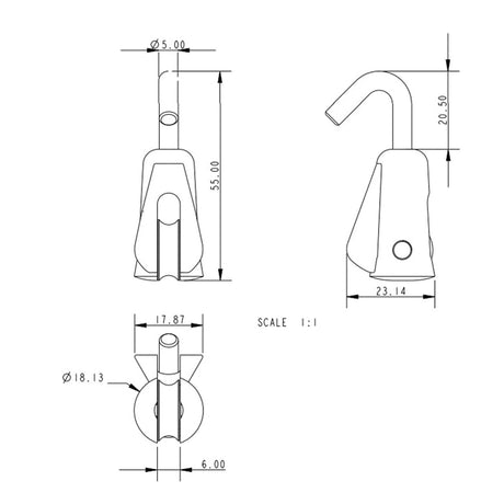 Allen Brothers 16MM Optimist Sprit Block