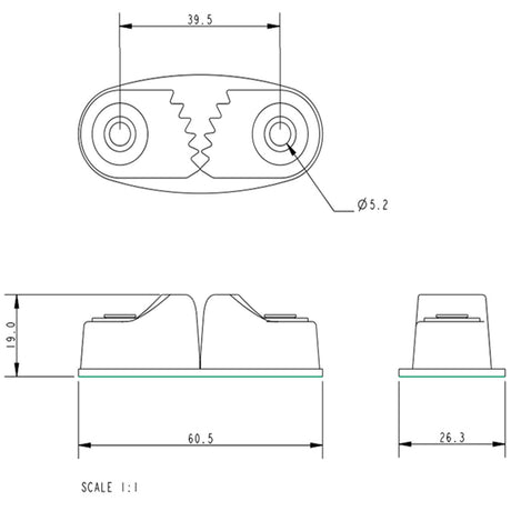 Allen Brothers 4-12MM Glass Jaw Cam Cleat