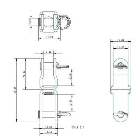 Allen Brothers 5MM X 49MM Swivel