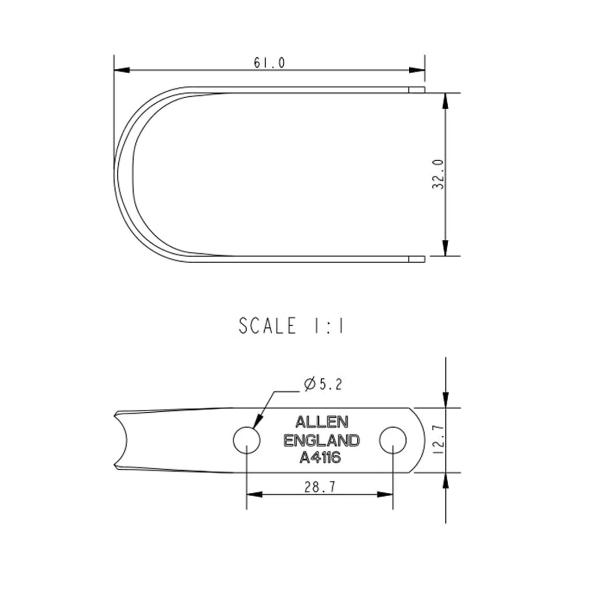 Allen Brothers 32MM Boom Strap