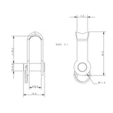 Allen Brothers 5MM Small Clevis Rigging Link