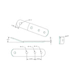 Allen Brothers 104MM Heavy Duty Mast Tang